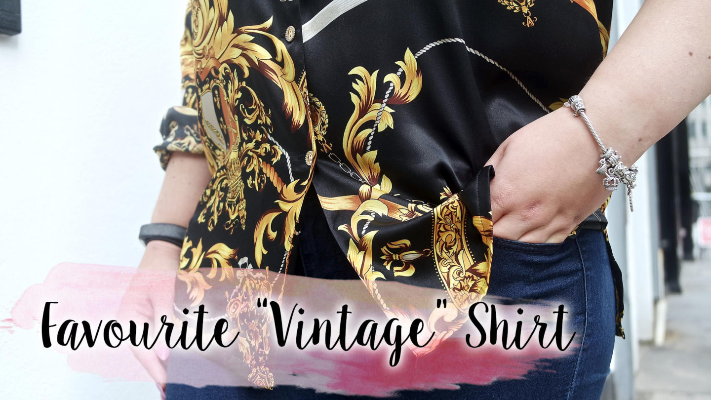 My Favourite “Vintage” Versace Style Shirt || OOTD