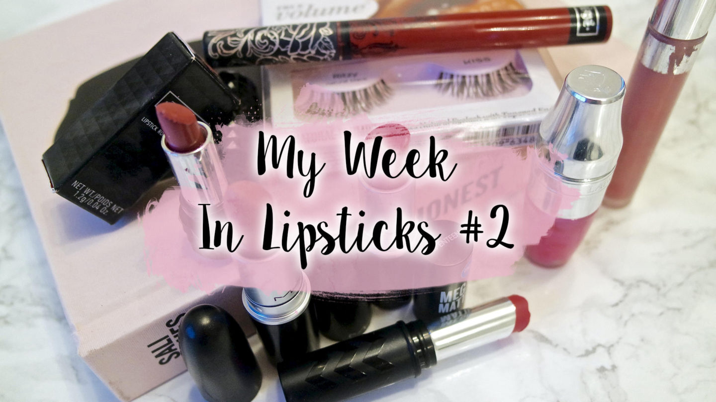 My Week In Lipsticks #2 || Beauty