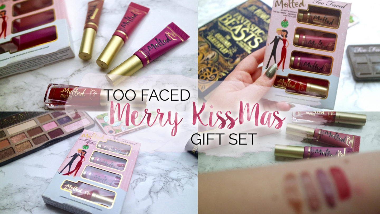 Too Faced "Merry KissMas" Gift Set || Beauty