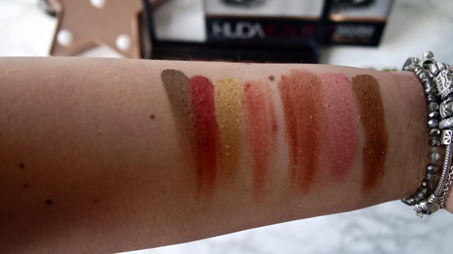 Huda Beauty - Rose Gold Palette (Shop My Stash) || Swatches