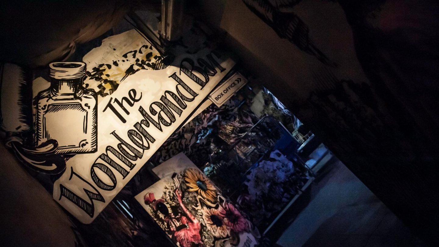 The Wonderland Bar at Alice's Adventures Underground || London