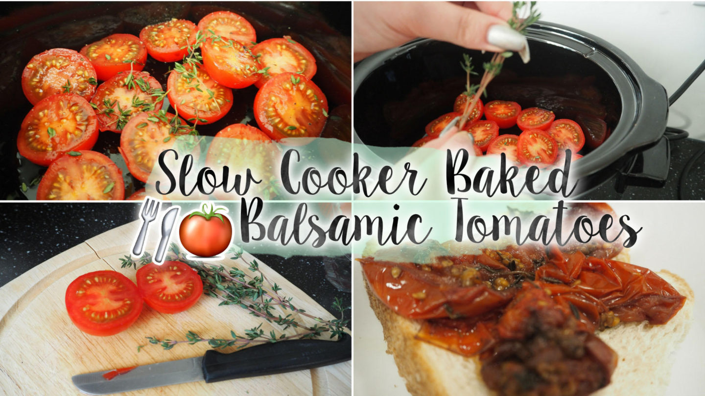 Slow Cooker Breakfast Baked Tomatoes || Recipe