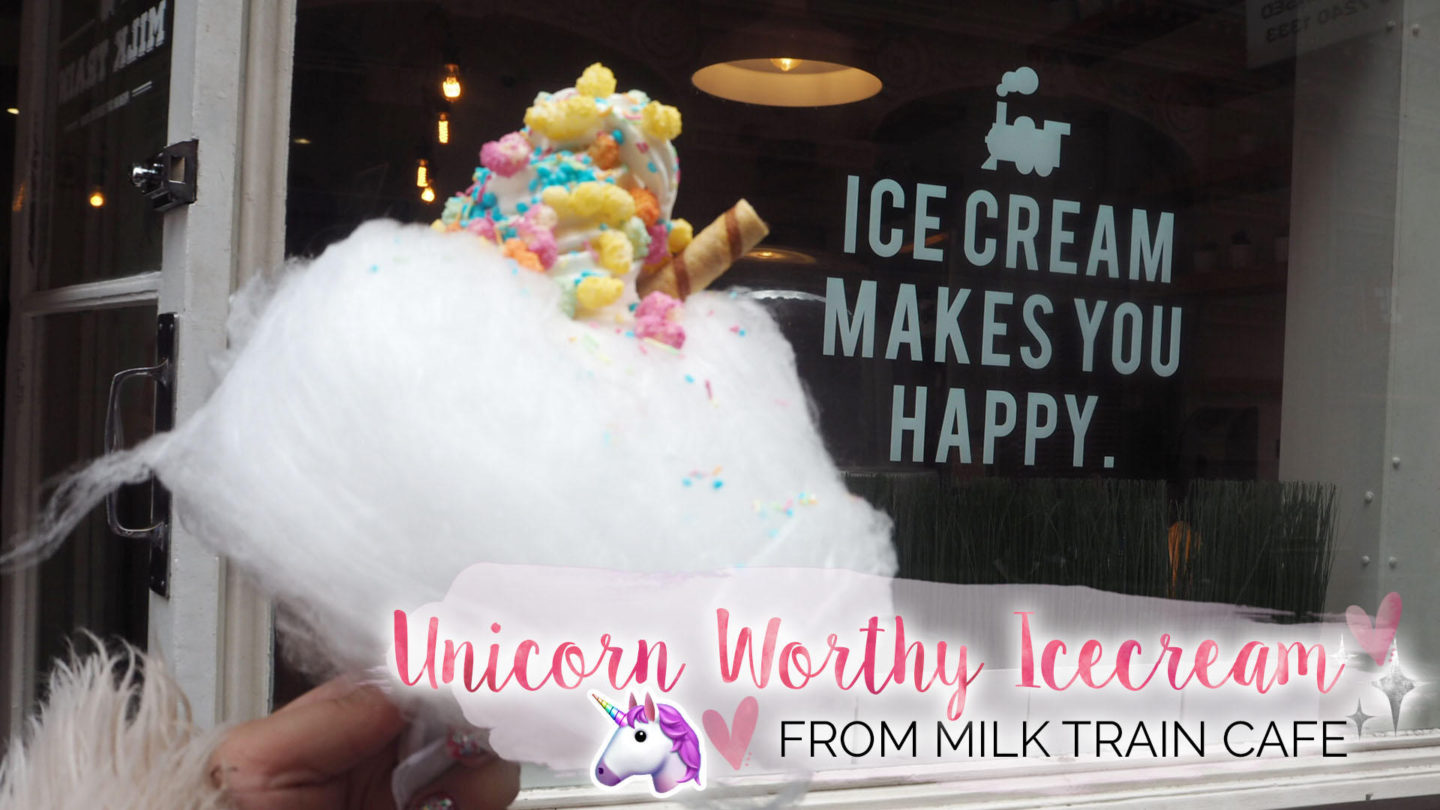 Unicorn Worthy Ice Cream from Milk Train Cafe || Food & Drink