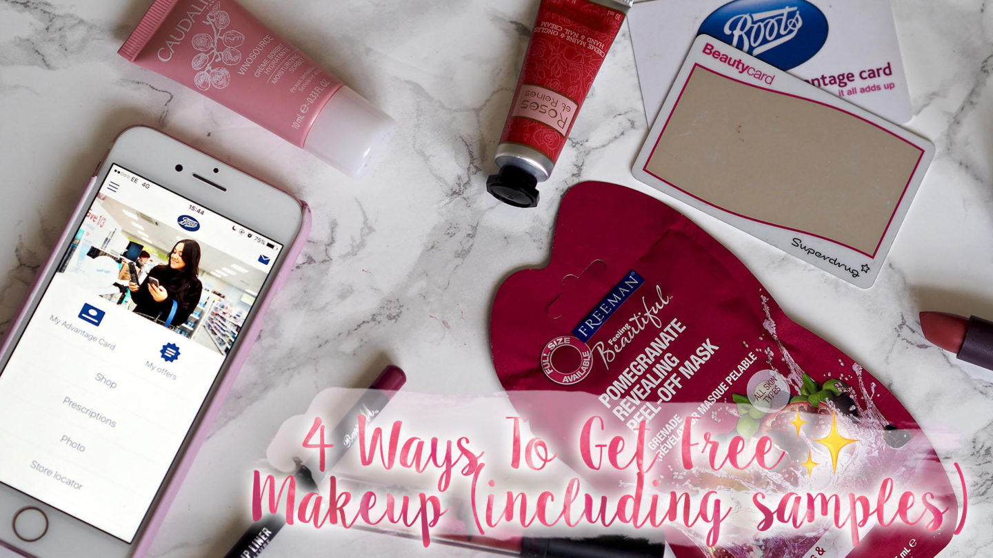 4 Ways To Get Free Makeup (inc Samples) || Beauty
