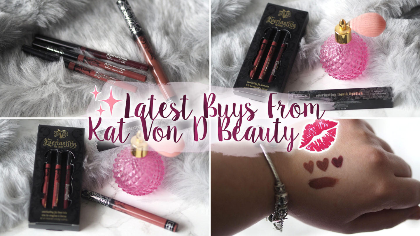 Latest Buys From Kat Von D Beauty at Debenhams || Beauty