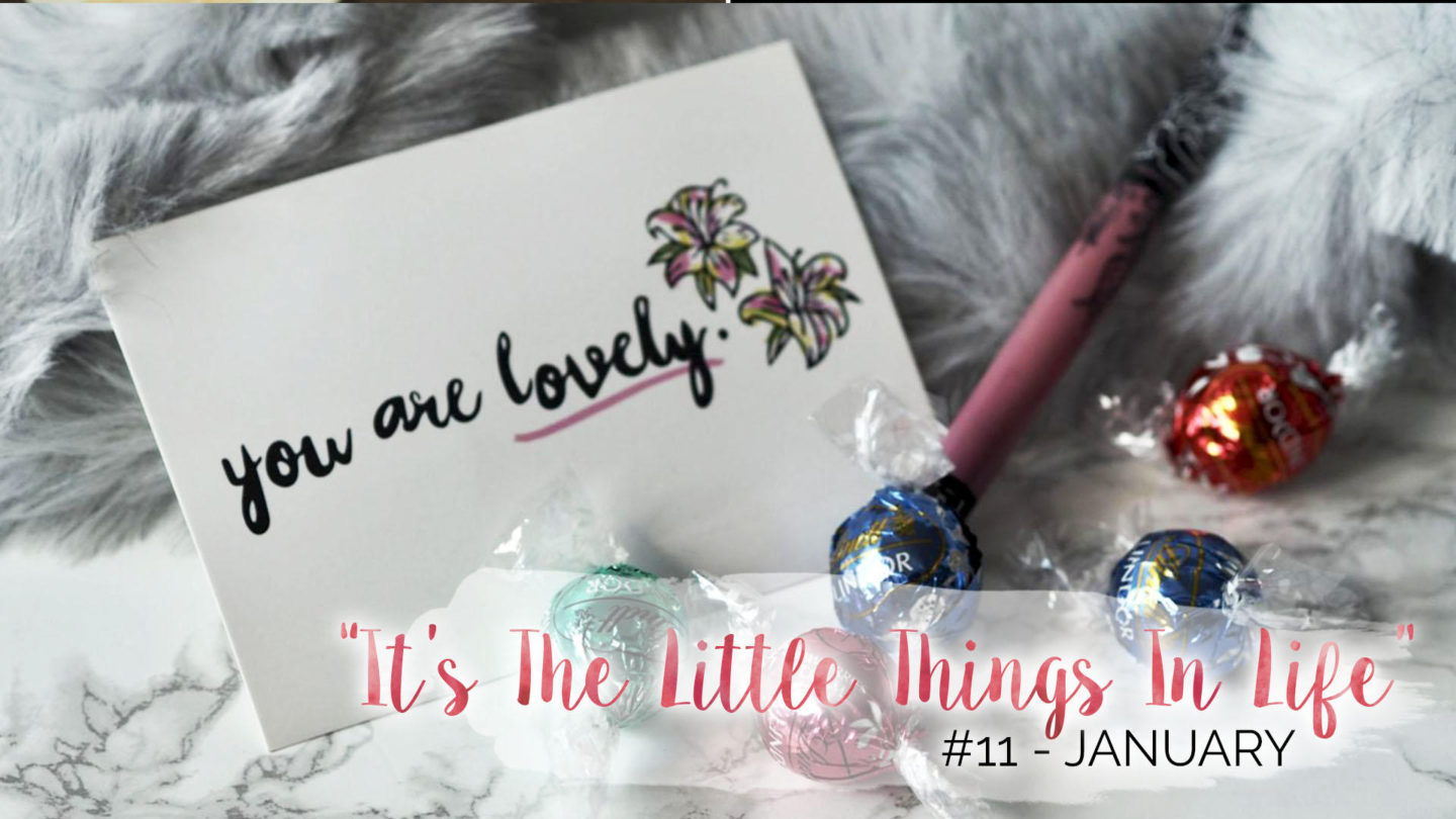 “It's The Little Things In Life” – 11 – January || Life Lately