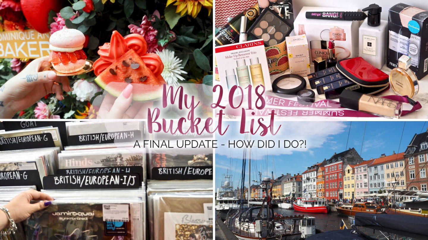 My 2018 Bucket List – How Did I Do?! || Life Lately