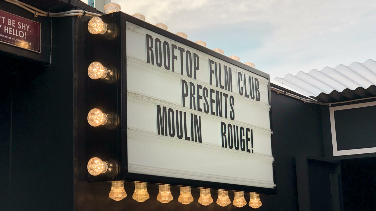 Moulin Rouge at Rooftop Film Club, Bussey Building || London